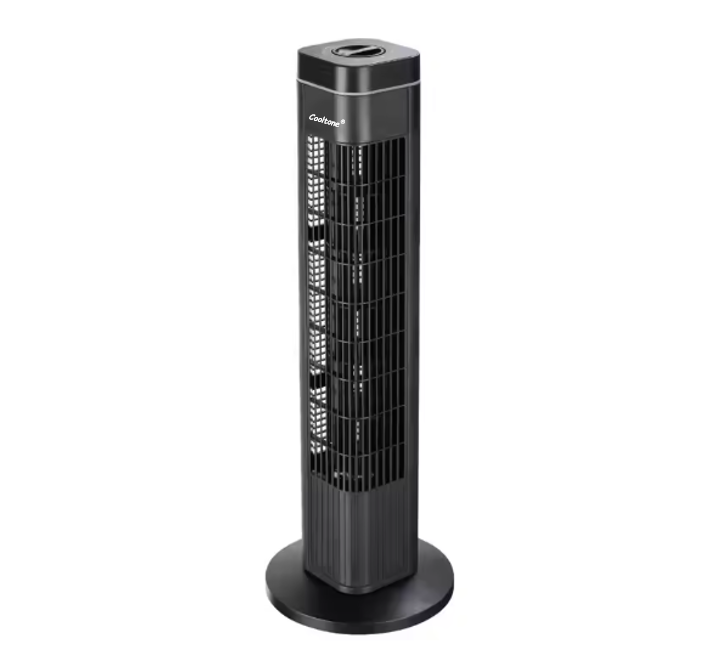 Cooltone 29 Inch Square Tower Fan 16.8 x 16 x 73.7 cm 220 - 240V Black 0116 / F29 (Big Parcel Rate)