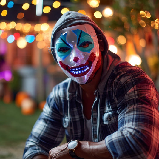 Halloween Creepy Clown Mask Ideal For Parties Or Trick Or Treat Costumes V21243