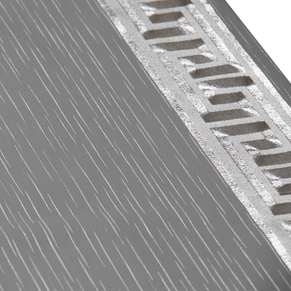 Durane Plastic Table Cover Roll Grey Silver Pattern Design 1.37 x 20m DR-8351D 10267 (Big Parcel Rate)