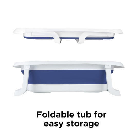 Durane Collapsible Baby Bath Tub 40L Blue 10413 (Big Parcel Rate)