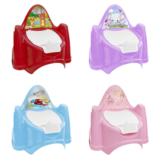 Tuffex Plastic Baby Potty Chair 35 x 36 x 30cm Assorted Colours 10485 / TP495 (Big Parcel Rate)