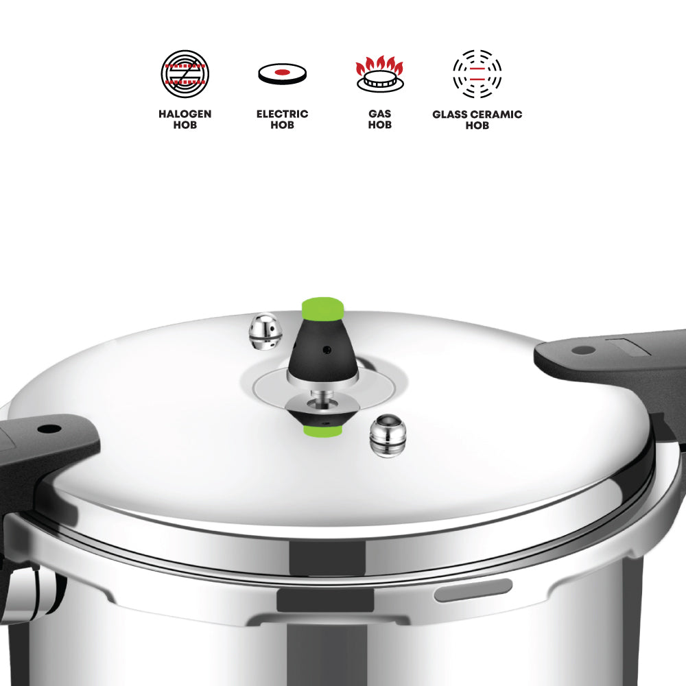 SQ Professional Aluminium Pressure Cooker 16 Litre 10572