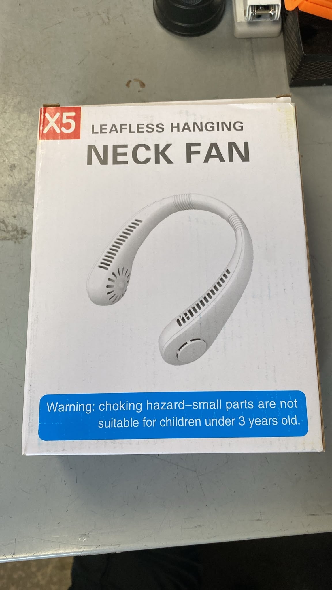 G5 Leafless Hanging Neck Fan, Hands-Free Wearable USB Rechargeable – 16 × 20 × 7 cm, 220g, SKU SG-9060