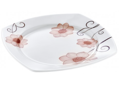 Melamine Square Services Dinner Plate 28 cm Assorted Designs ALBDKR228
