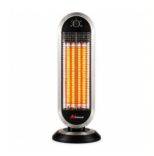 Denwud Carbon Heater – 3 Bar, 900W, Wide-Angle Oscillation SKU DEGB2043 / 2043