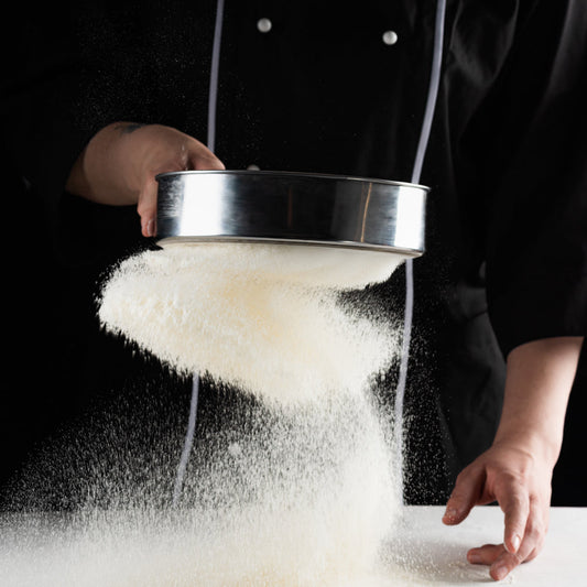 Stainless Steel Round Flour Sieve Strainer Set of 6 3192 (Parcel Rate)