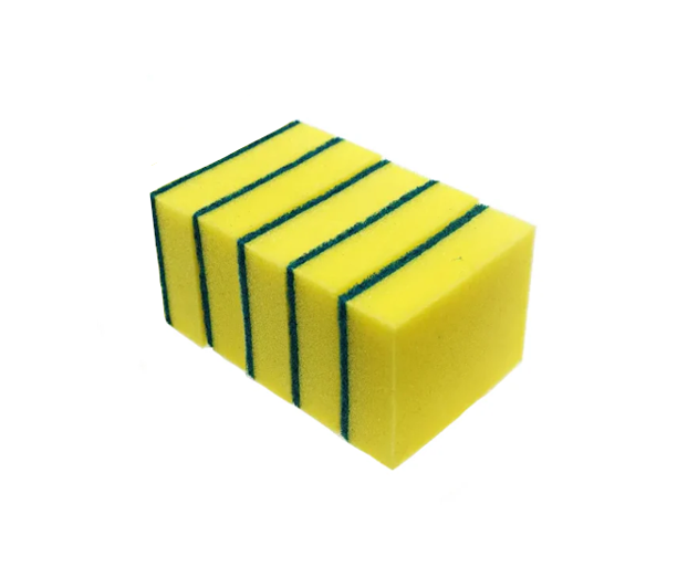 Industrial Kitchen Cleaning Dish Sponges 15 x 11 x 2.5 cm Pack of 5 4139