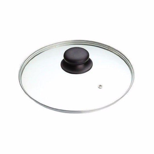 20cm Clear Glass Replacement Pan Lid with Knob 0784 A (Parcel Plus Rate)