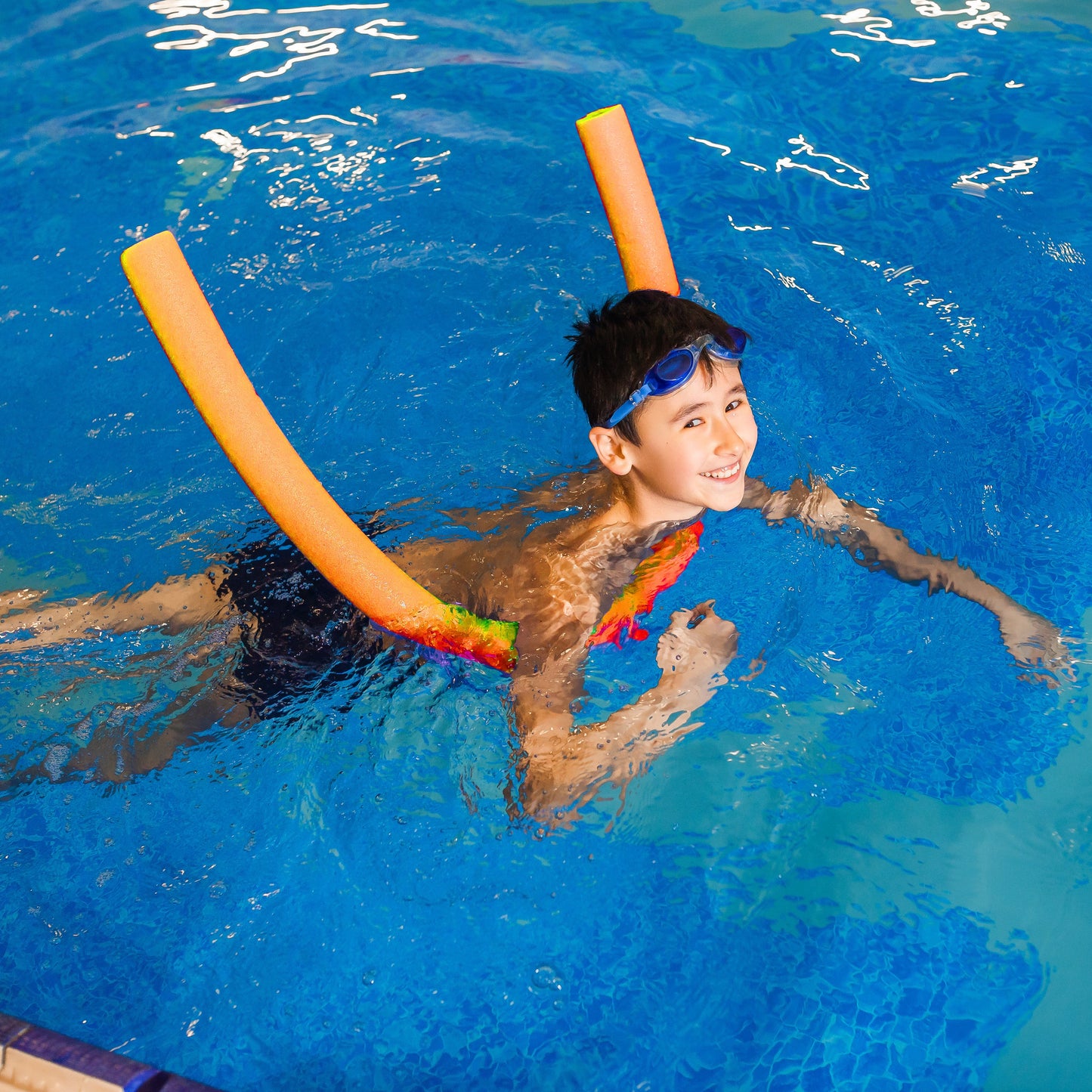Swimming Pool Foam Noodle Tube 152cm Yellow 5001