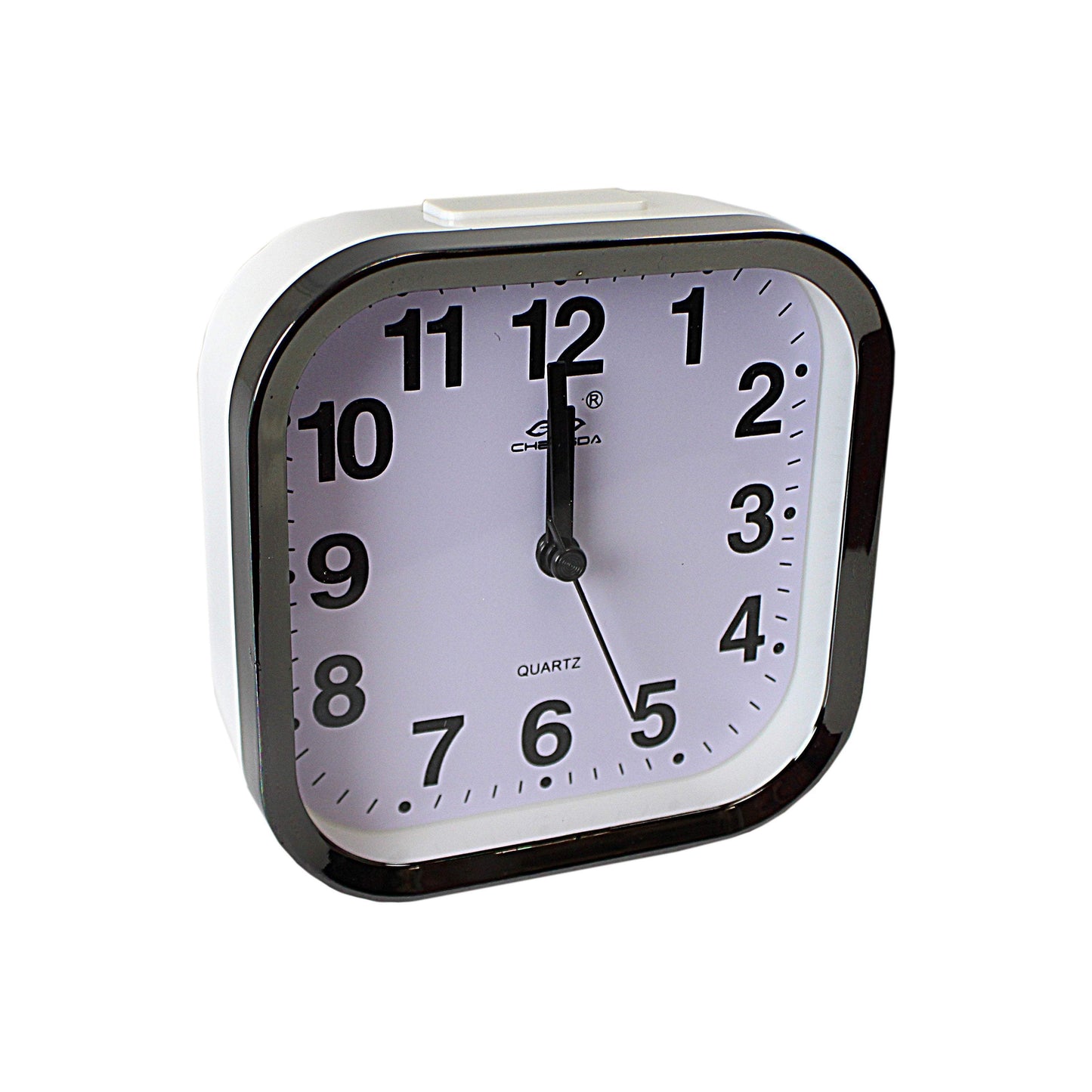 Square Quartz Bedroom Desk Alarm Clock Assorted Colours 4734