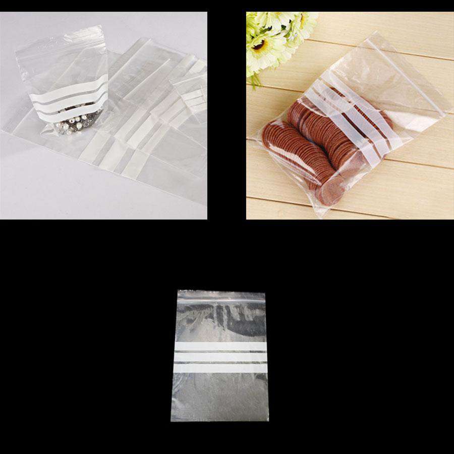 50 Pack Crystal Clear Multi Purpose Zipper Bags 60mm x 80mm 4644