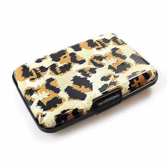 Aluminium Plastic Card Holder Wallet with Printed Design Assorted Designs 0023 (Large Letter Rate)