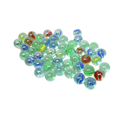 Bag of Aquarium Fish Tank Stones Glass Marbles 15mm Assorted Colours 5894 / 7930 (Parcel Rate)