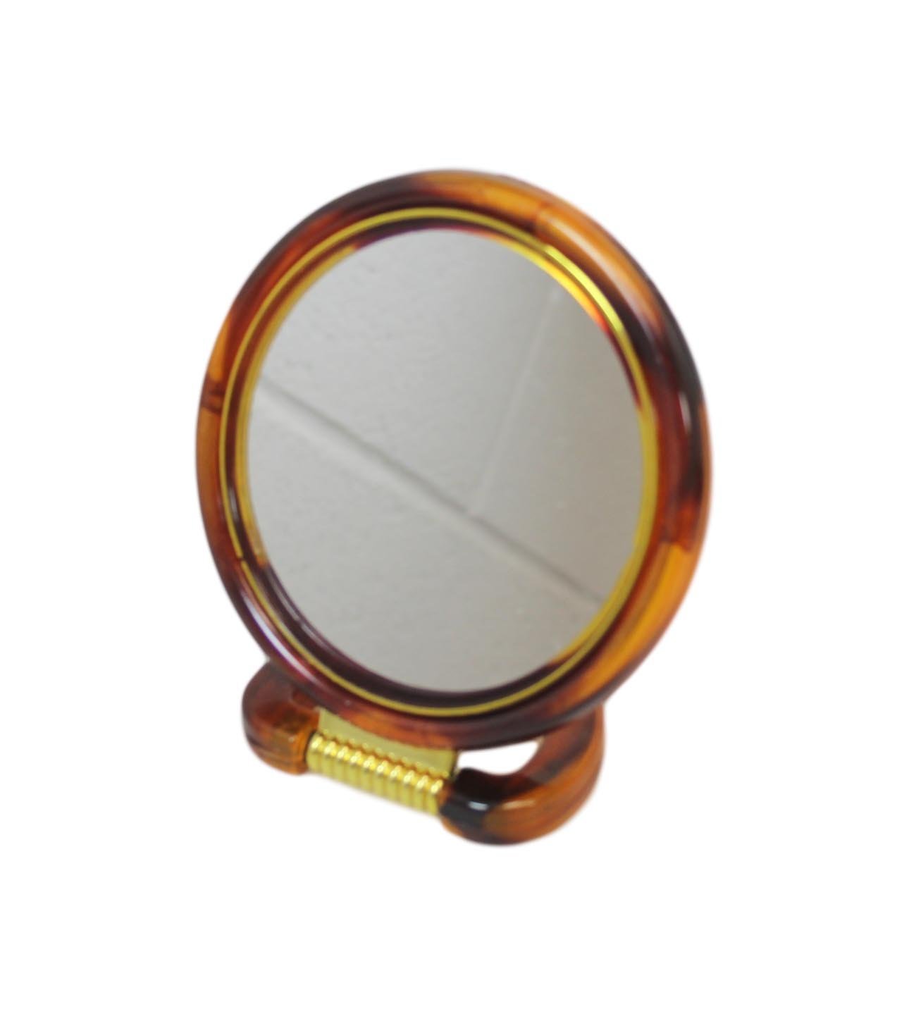 Double Sided Round Desk Mirror with Stand 18cm 5954