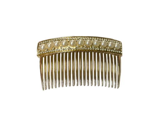 Ladies Women's Plastic Pearl Hair Clip 10cm Assorted Designs 5986 (Large Letter Rate)