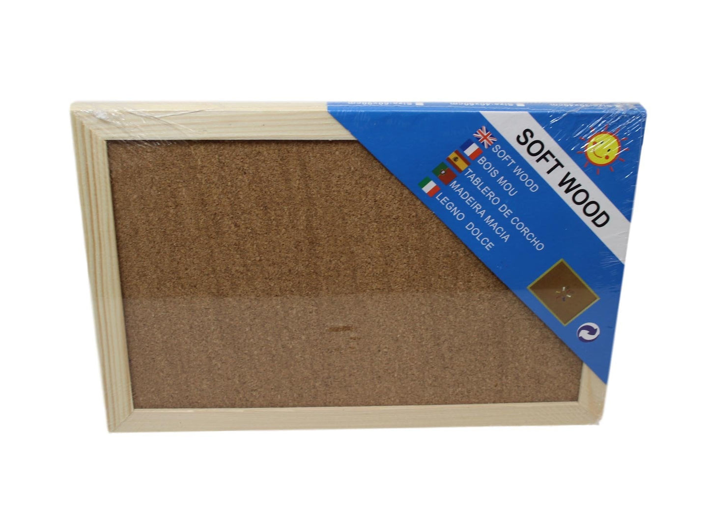 Soft Wood Pinning Board School Office Art and Crafts Soft Wood Board 40cm x 60cm 6086