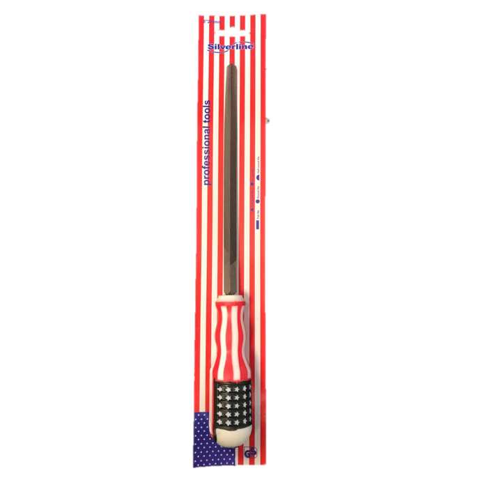 Silverline Ceramic Enamel Chrome Limescale Stain Remover Long File 6363