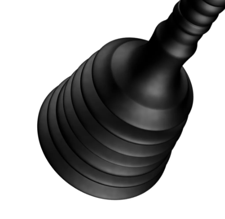 Bathroom Sink Toilet Plunger Dredger 31cm Black BB3066 A