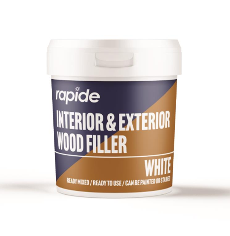 Rapide Interior & Exterior White Wood Filler 470g 7158 (Parcel Rate)
