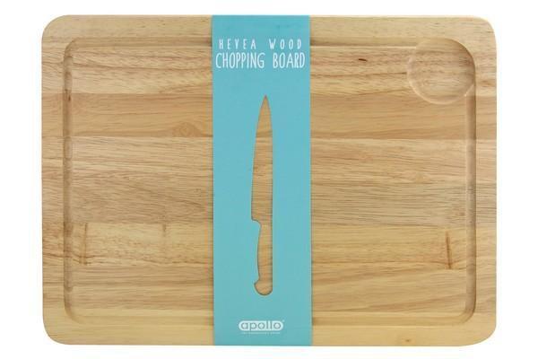 Chef's Meat Chopping Board Food Prep Wooden Chopping Board 40cm x 30cm 9310 A W5