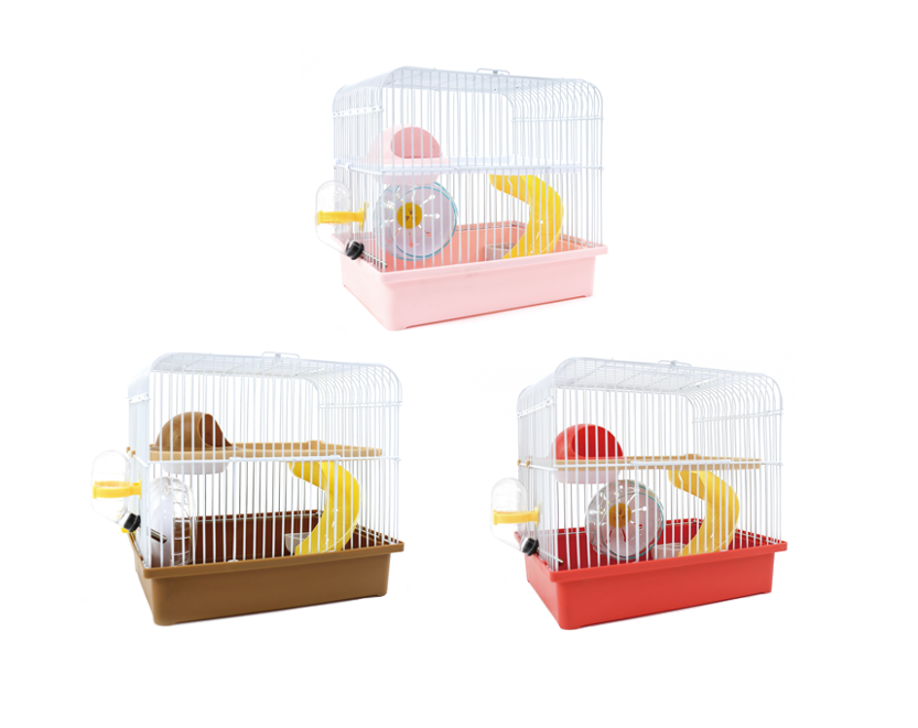 Dayang Pet Small Hamster Mouse Rodent Cage 22 x 23.5 x 16 cm Assorted Colours 7834