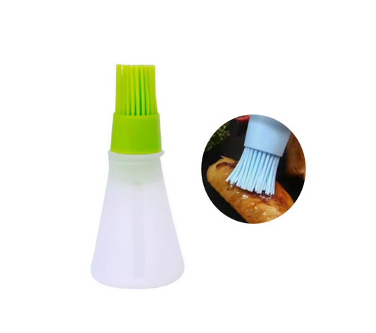 Oil  / Melted Butter Silicone Basting Pastry Brush Bottle 11cm Assorted Colours 7865 (Parcel Rate)