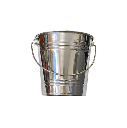 Metal Champagne Wine Cooler Ice Bucket with Handle 4L / 20cm 7877 (Parcel Rate)