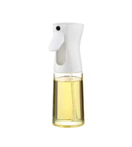 Glass Oil and Vinegar Spray Bottle with Plastic Top 200ml Assorted Colours 7883 (Parcel Rate)