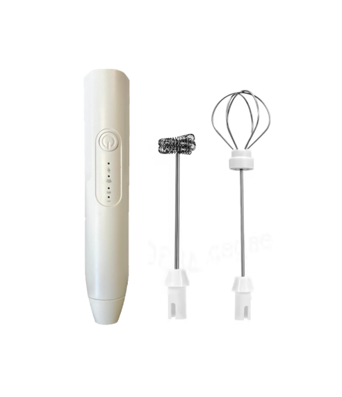 Electric Cappuccino Coffee Milk Frother Whisk USB Rechargeable 7886 (Parcel Rate)