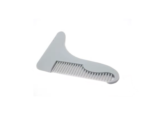 Plastic Barber Hair Beard Styling Clipper Guide Comb 9.5 x 11.5cm Pack of 4 Assorted Colours 7897 (Parcel Rate)