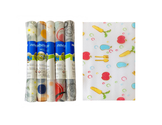 Kitchen Storage Fridge Cupboard Drawer Anti-Slip Mat Liner 30 x 50cm Assorted Designs 7918 (Parcel Rate)