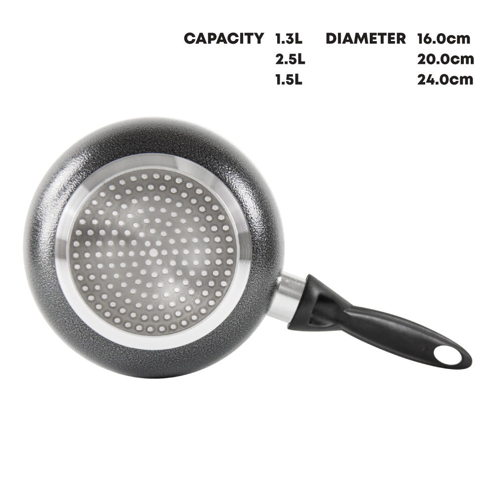 SQ Professional Una Non Stick Essential Pan Set of 6 9382 (Big Parcel Rate)