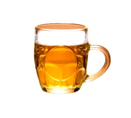 Crystal Glassware Small Tea Beer Drinking Glass Mug 280ml 9966