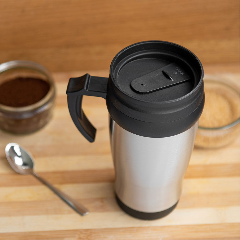 Car Coffee Tea Travel Mug with Handle 450ml 9996