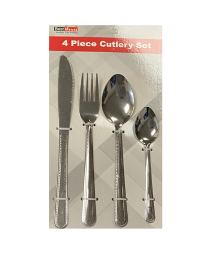 Steel Kitchen Dining Cutlery Set of 4 BB3055 A (Parcel Rate)