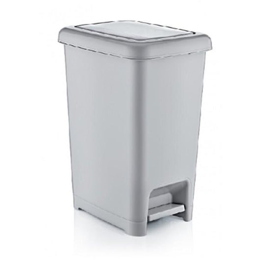 Plastic Kitchen Bathroom Slim Pedal Bin 10 Litre D01041 PB10 A (Parcel Rate)