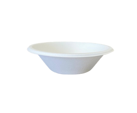 Disposable Compostable Eco-Bio Bagasse Sugarcane Bowls 8oz Pack of 20 EC1994 (Parcel Rate)