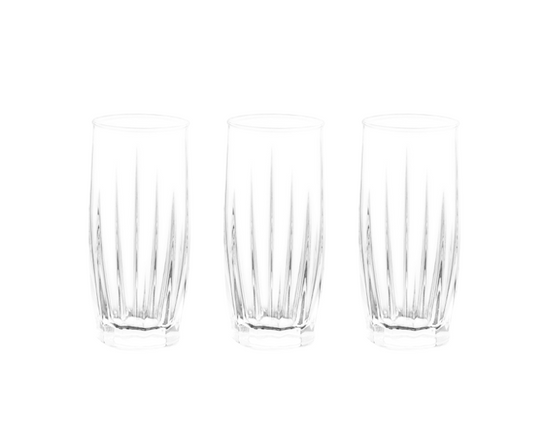 Nova Vista Drinking Glasses Tumbler 280ml Pack of 3 G1059 / TNV075 (Parcel Plus Rate)