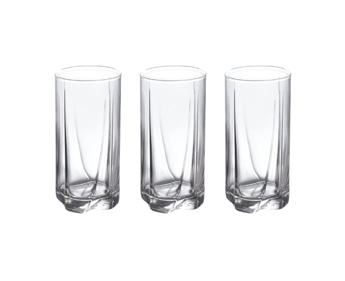 Nova Cosmos Drinking Glasses Tumbler 425ml Pack of 3 G1061 / TNV010 (Parcel Plus Rate)