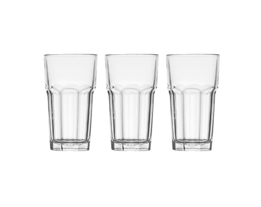 Omroc Rise Drinking Glasses Tumbler 330ml Pack of 3 G1062 / OT275 (Parcel Plus Rate)