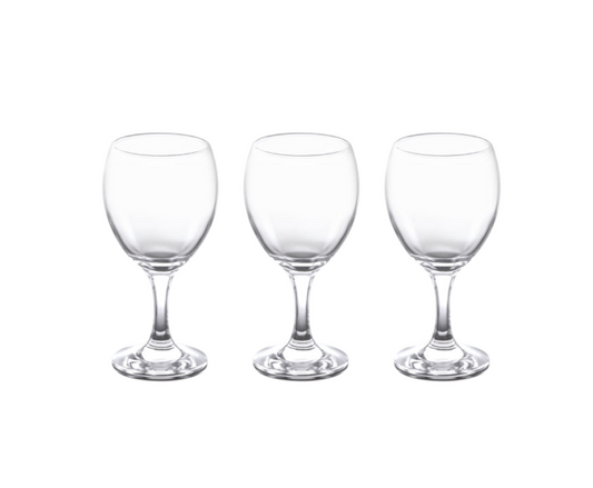 Nova Imperial Goblet Wine Drinking Glasses 330ml Pack of 3 G1064 / SNV002 (Parcel Plus Rate)