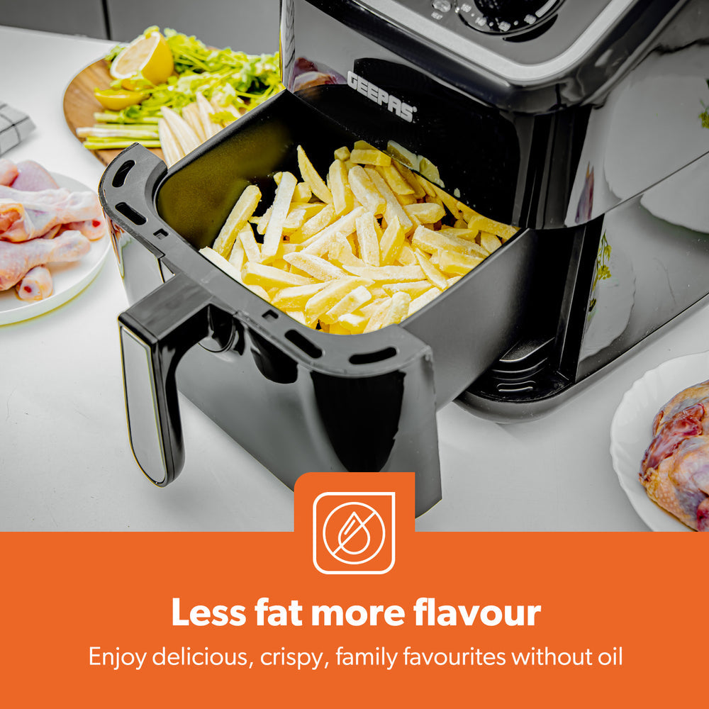 GEEPAS Air Fryer 5L 1600W GAF37528 (Big Parcel Rate)