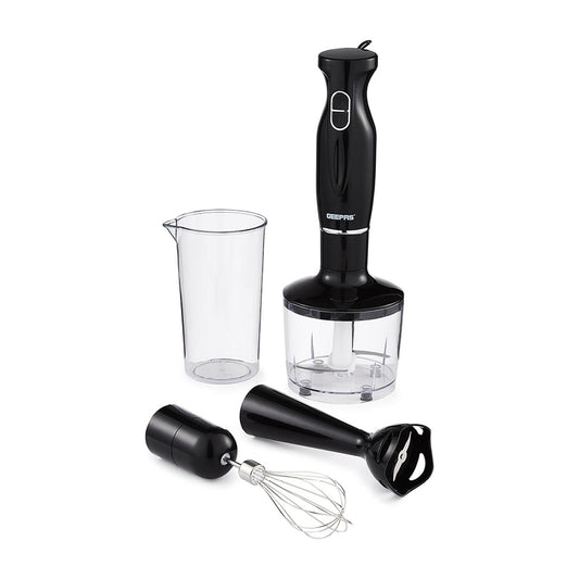 Electric Kitchen 4 in 1 Hand Blender Stick including Whisk 200W Black GHB6144UKBK (Parcel Rate)