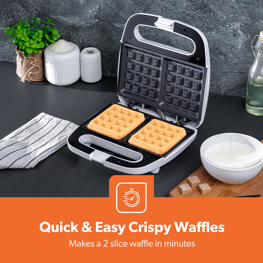 Electric Two Slice Belgian Waffle Maker 750W GWM676