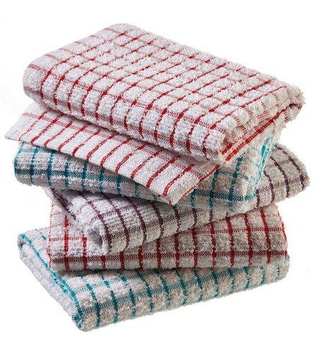 Check Pattern Kitchen Towel 45 x 65cm Pack of 3 Assorted Colours LL5003