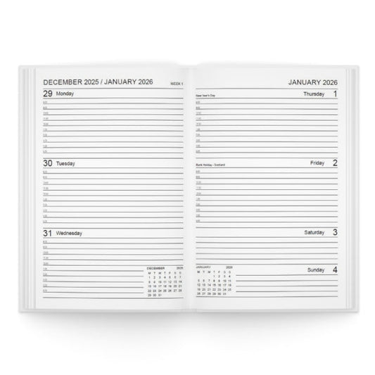 A4 Classic Diary 2026 Assorted Colours P2510 (Large Letter Rate)