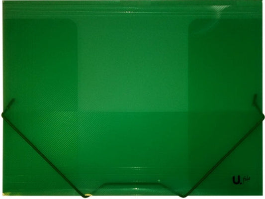 A4 Elastic School File Folder Assorted Colours P2752 (Parcel Rate)