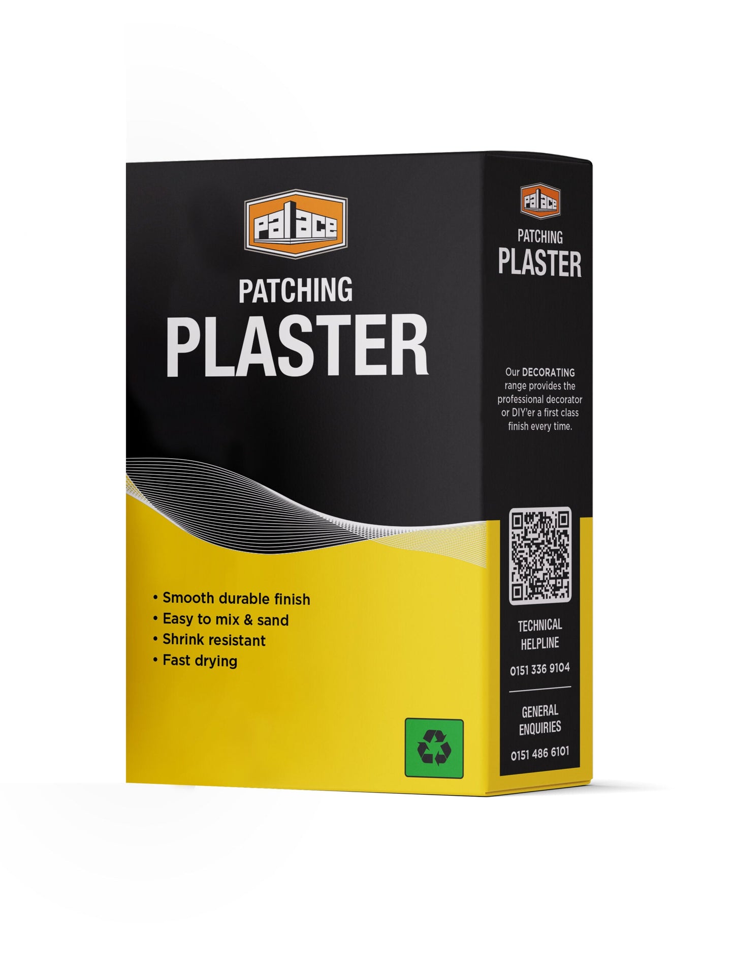 Palace DIY Patching Plaster 1.75kg White 64-16 (Parcel Rate)