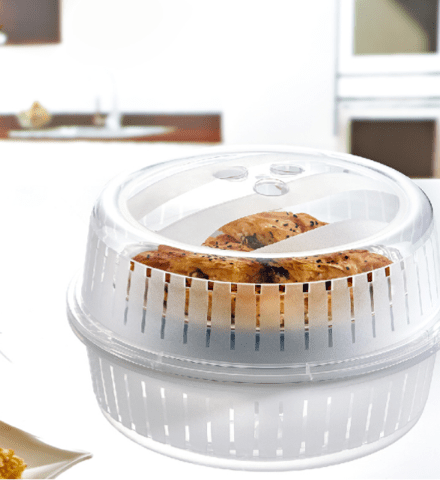 Plastic Microwave Food Plate Cover 26cm D10506 (Parcel Rate)