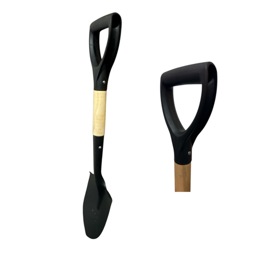 Garden Round Spade Shovel with D Grip 68cm SK28660 (Big Parcel Rate)